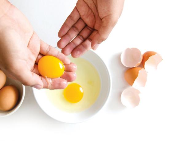 كيفية تقسيم بسرعة الكثير من البيض في صفار البيض والبيض. صور - ياندكس. الصور