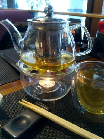 والشاي الأخضر التقليدي.