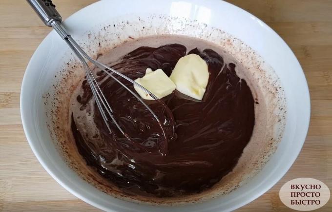 عملية إعداد حلوى الشوكولاته