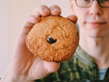 كيف لطهي كعك الشوفان مع الشوكولا وkroshkoy🍪 متموج